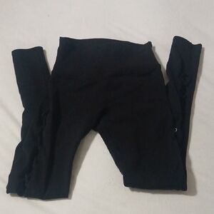 Alo Laced Side Black Leggings Rare